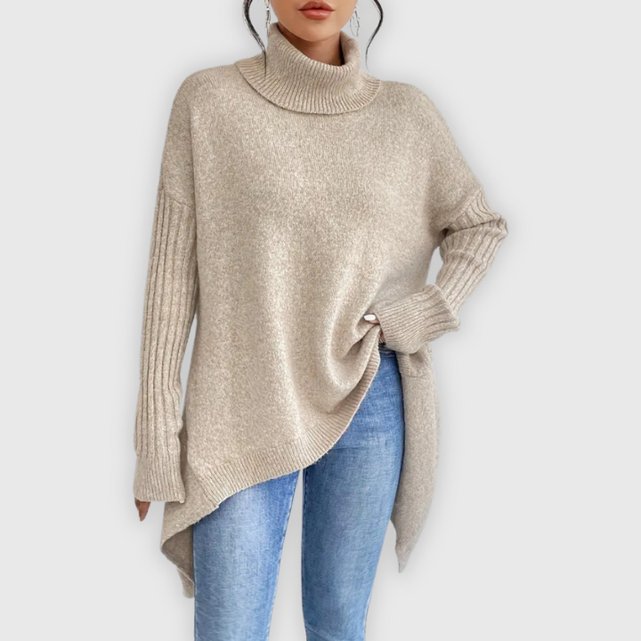 Lauren | Premium Strickpullover mit Rollkragen