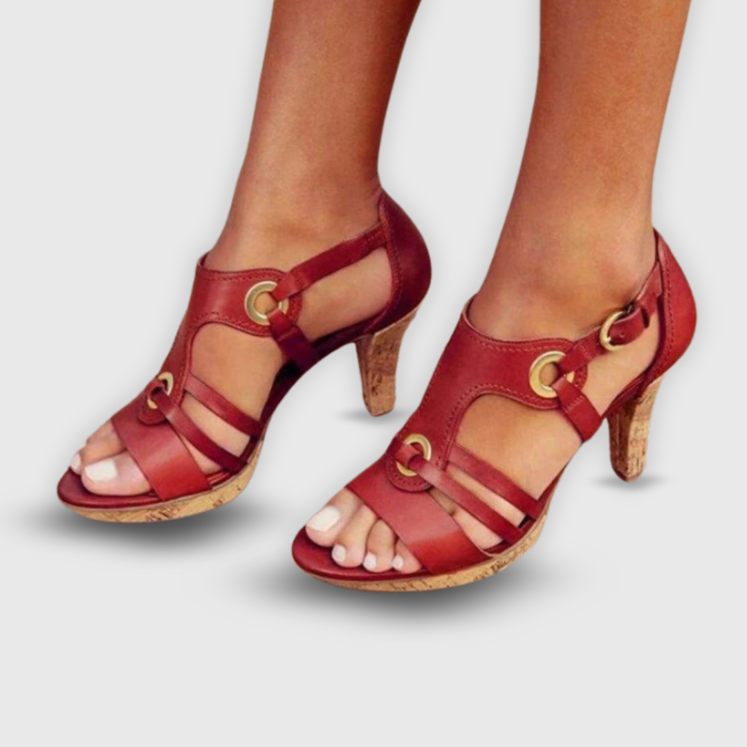 Annabella | Handgefertigte Premium-Sandalen mit Absatz