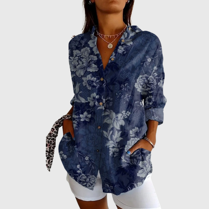 Sofia | Handgefertigte Premium-Bluse für den Sommer
