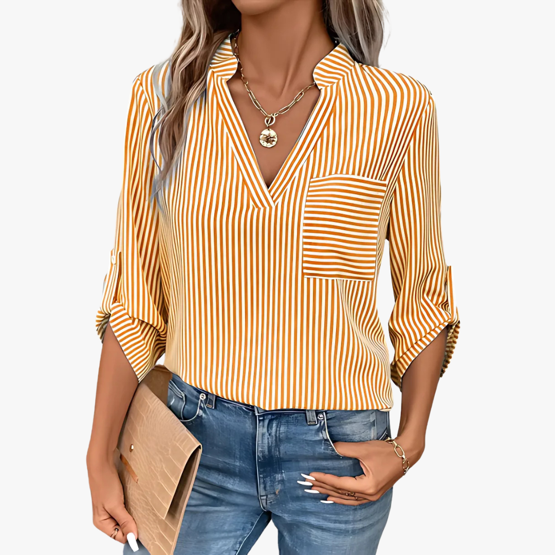 Klara | Gestreifte Bluse aus hochwertigem Material