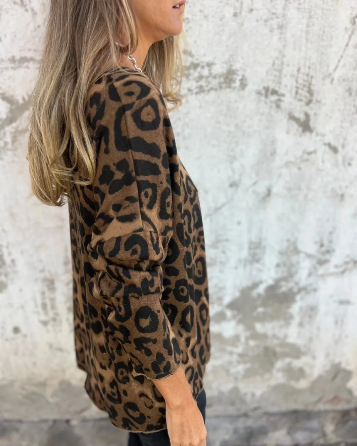 Selva | Leopardenmuster-Pullover