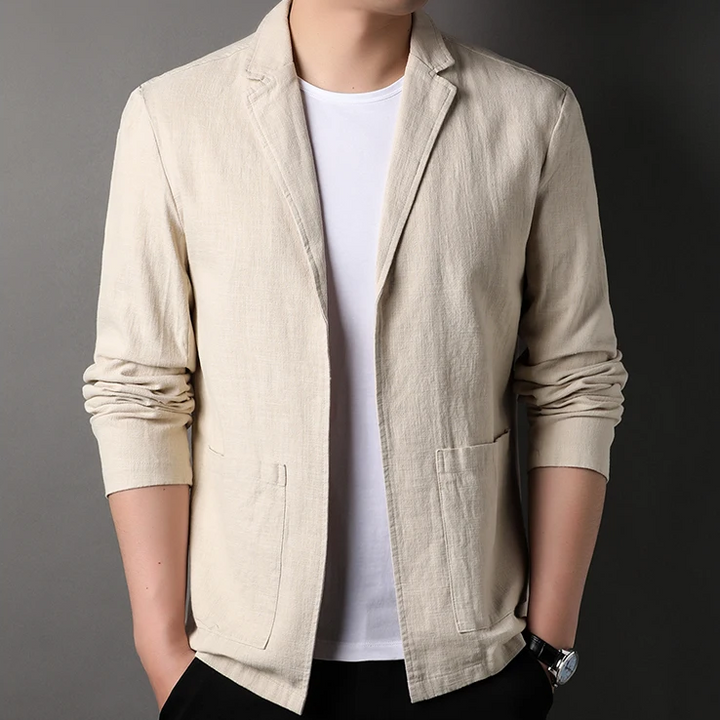 Lightweight Linen Blend Blazer