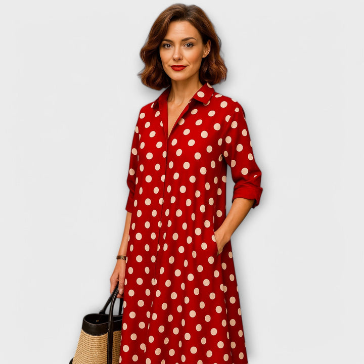 Jolanda | Handgenähtes Premium-Hemdkleid