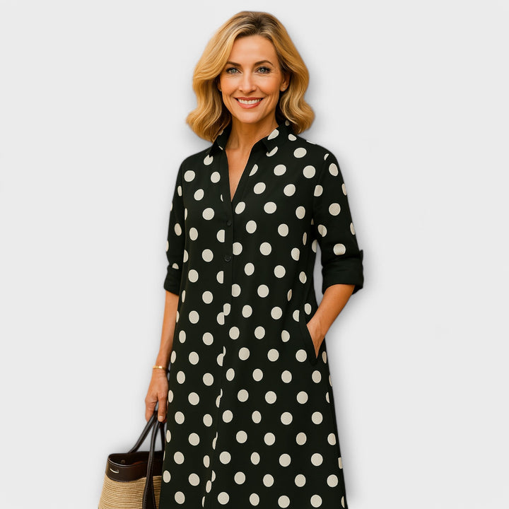 Jolanda | Handgenähtes Premium-Hemdkleid