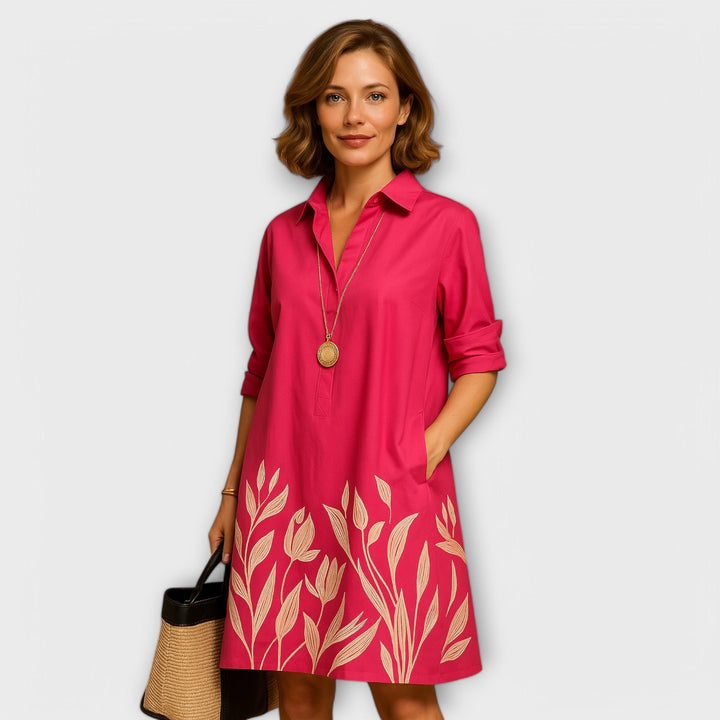 Jolanda | Handgenähtes Premium-Hemdkleid