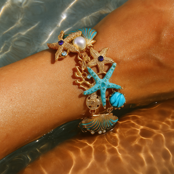 Zante | Handgefertigtes Armband mit maritimen Schätzen