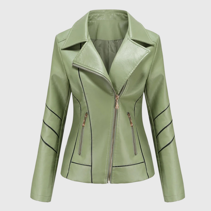 Smeralda | Panther Lederjacke