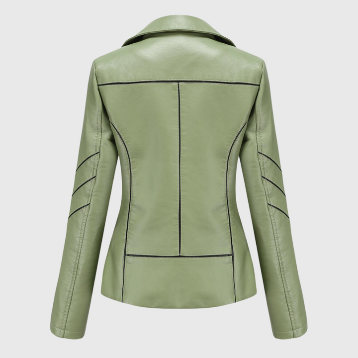 Smeralda | Panther Lederjacke