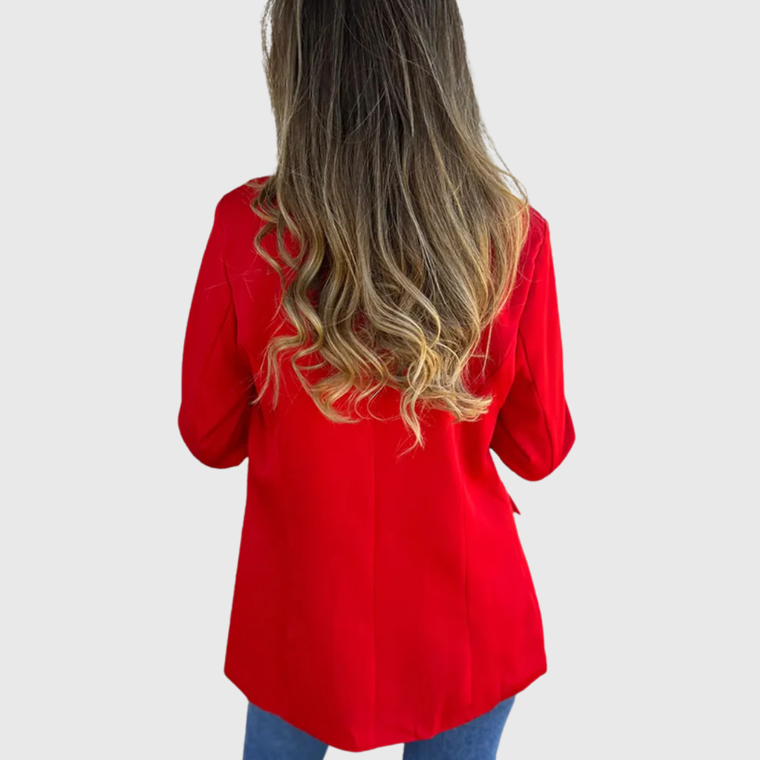 Rozalinda | Eleganter Blazer mit Leopardenfutter