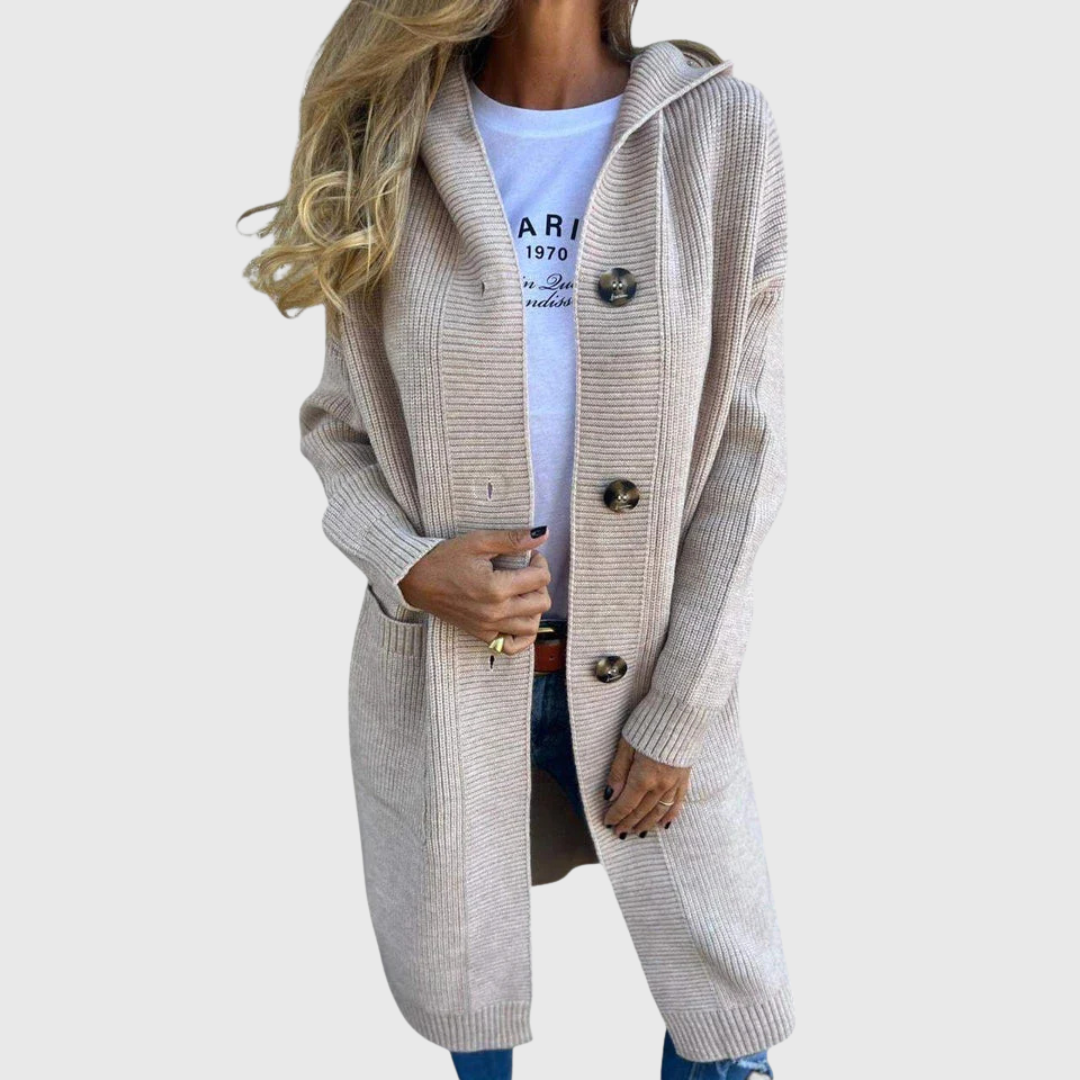 Giuliana | Langer Bequemer Cardigan