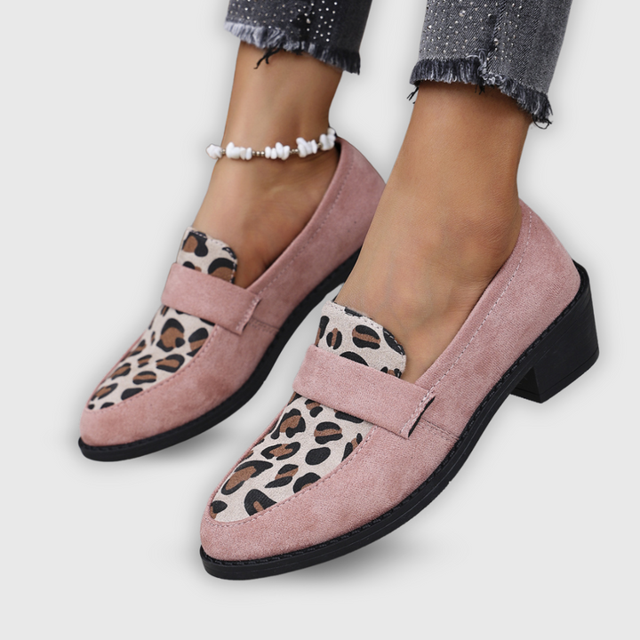 Raffaella | Handgefertigte Premium-Loafer im Animal-Look