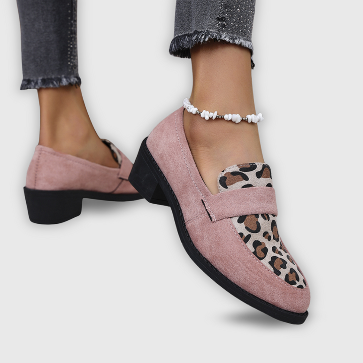 Raffaella | Handgefertigte Premium-Loafer im Animal-Look