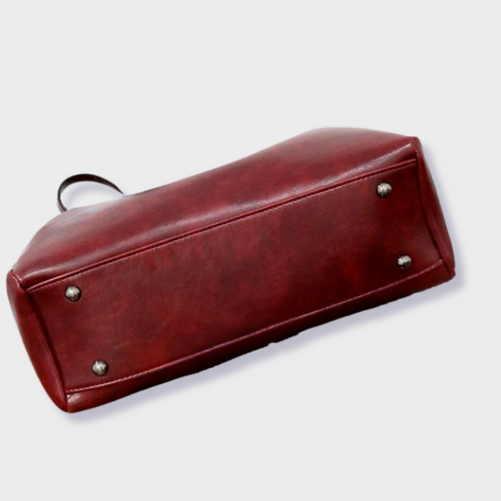 Farica | 4er-Set Vintage-Taschen aus veganem Premiumleder