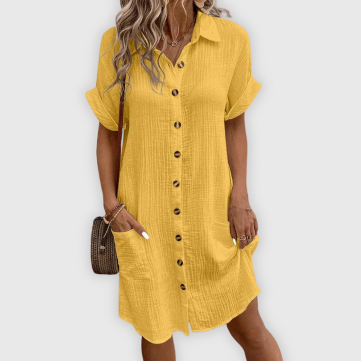 Anita | Handgefertigtes Polo-Kleid