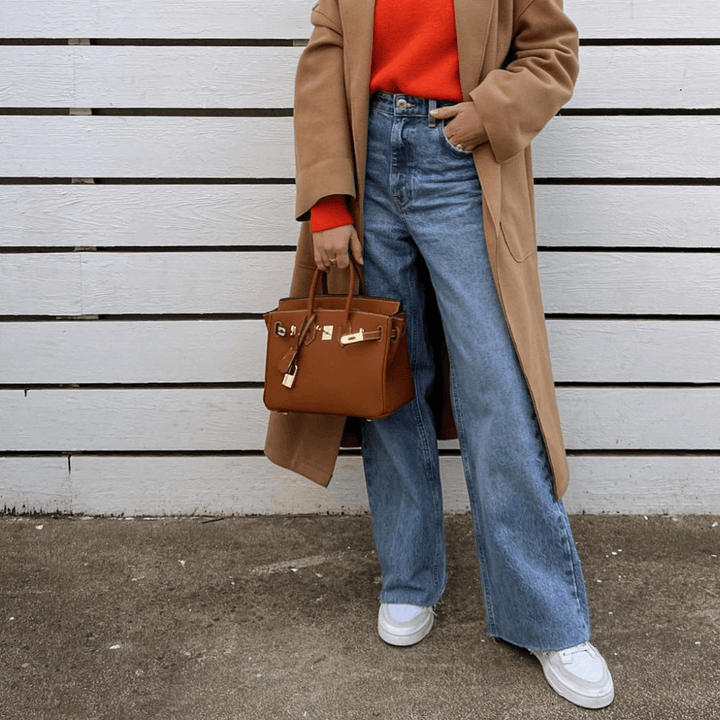 Verona | Handgefertigte Handtasche mit goldenen Details