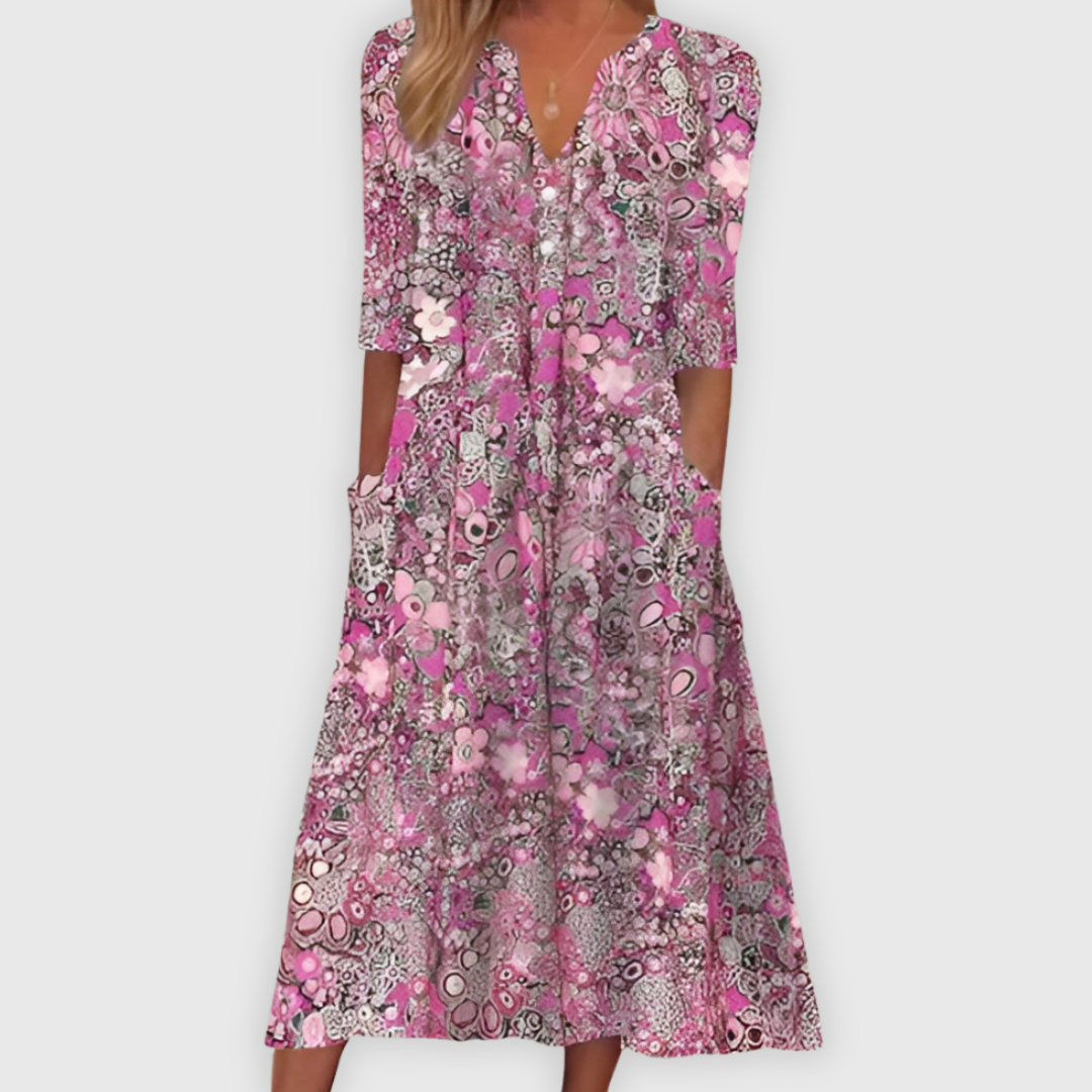 Alessia | Handgenähtes Premium-Hemdkleid