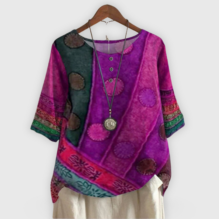 Valerie | Buntes Boho-Top