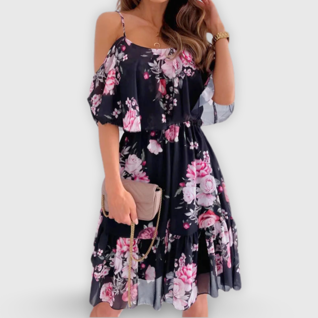 Debora | Fließendes Sommerkleid handgefertigt