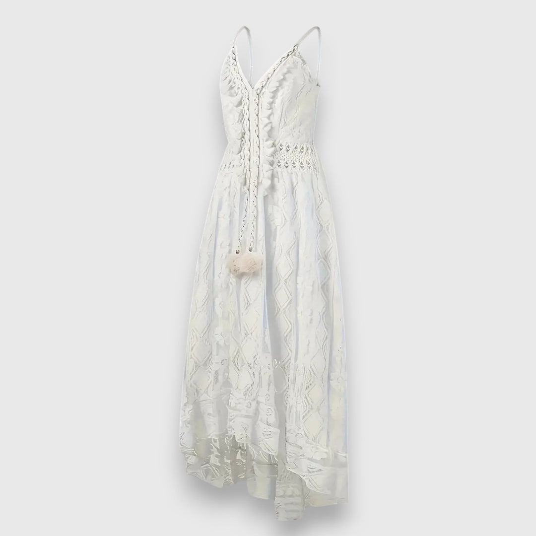 Flora | Maxikleid mit Premium-Details