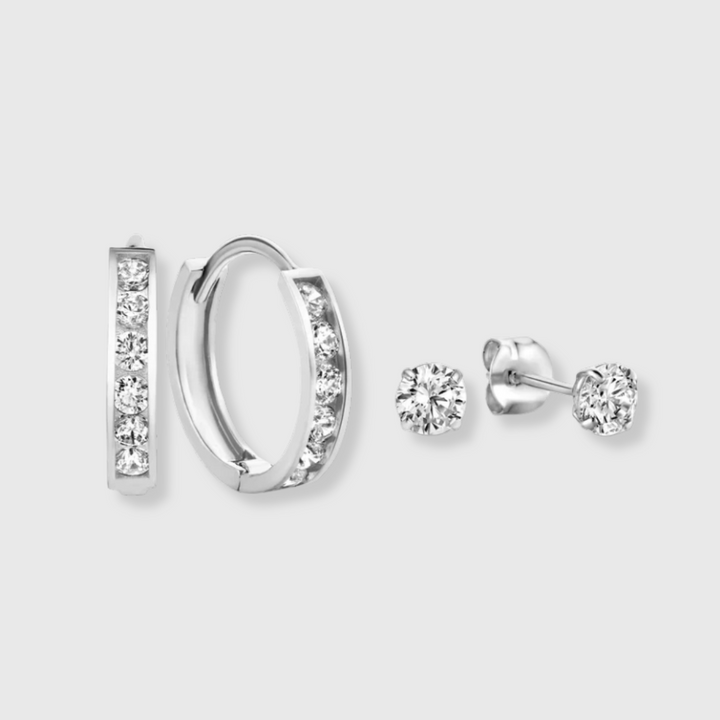Dara Brillane Stein-Ohrring-Set