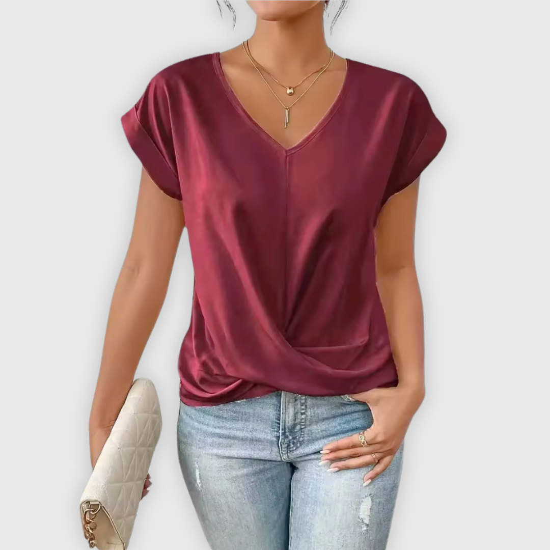 Gina | Oversize-Bluse Handgefertigt
