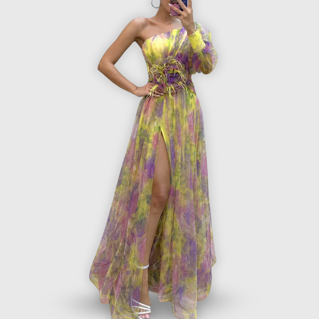 Nina | Stilvolles Blumenkleid