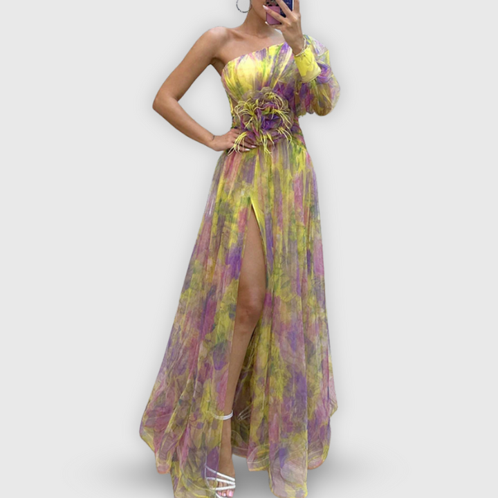 Nina | Stilvolles Blumenkleid