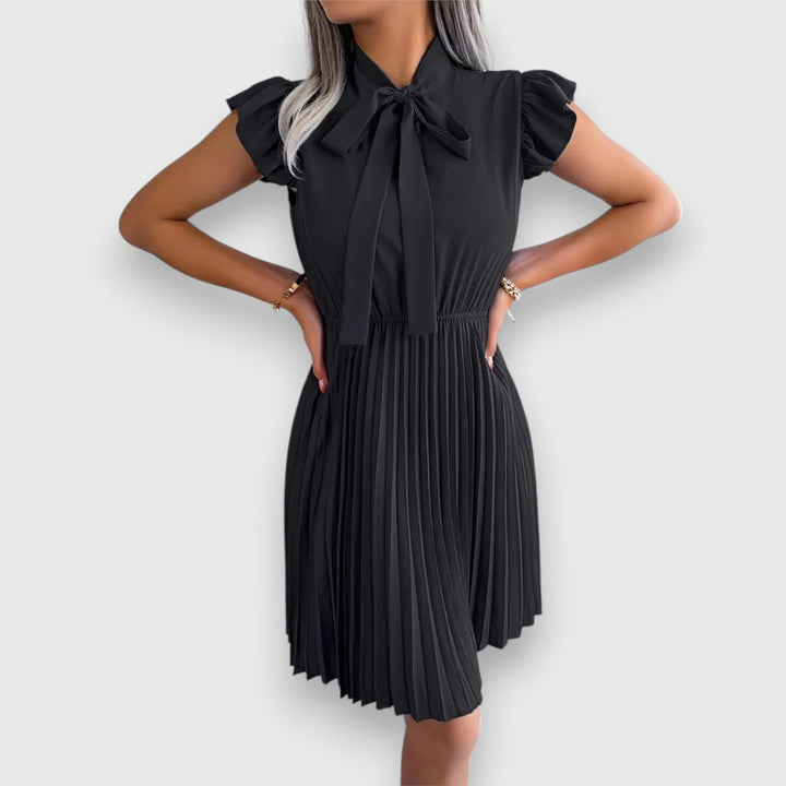 Fiorenza | Elegantes Kleid mit Krawattenhals
