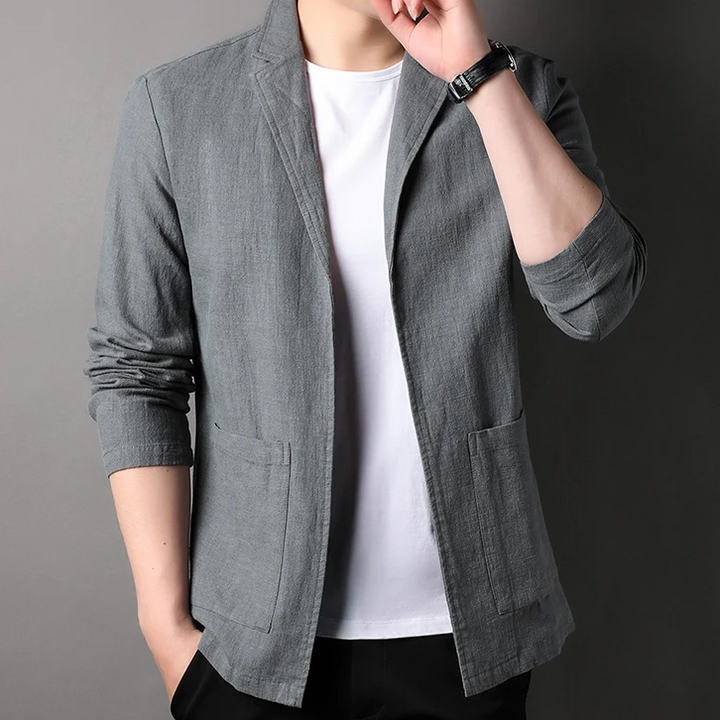 Lightweight Linen Blend Blazer