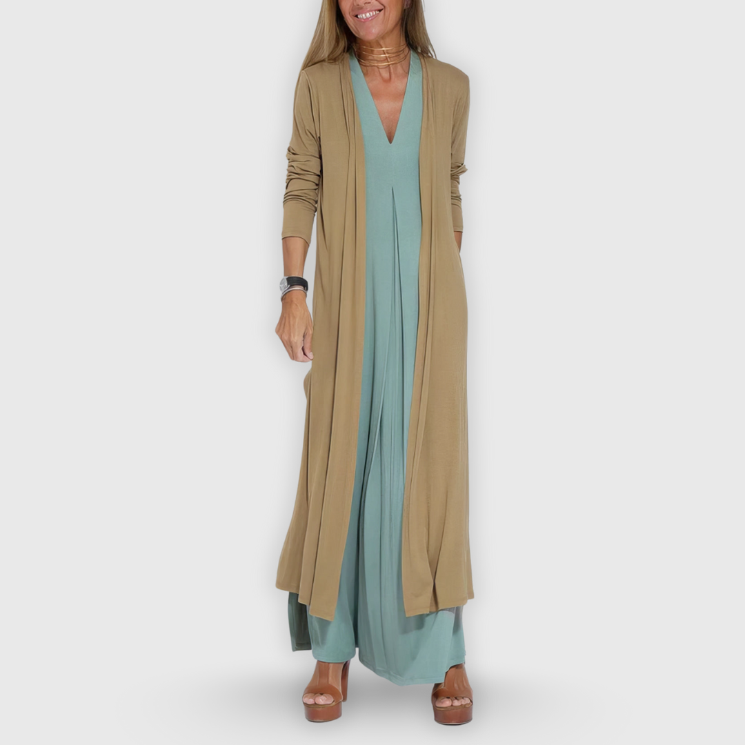 Elise | Langes Kleid mit formender Passform
