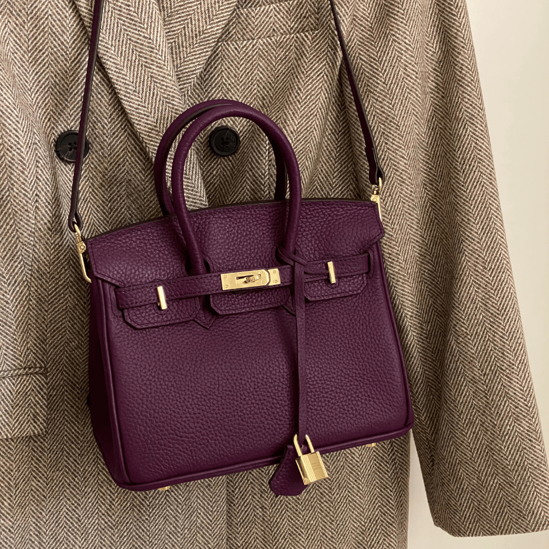Verona | Handgefertigte Handtasche mit goldenen Details