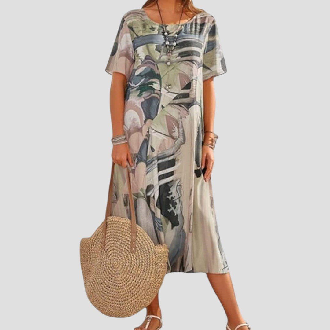 Victoria | Kleid in handgefertigtem Boho-Stil
