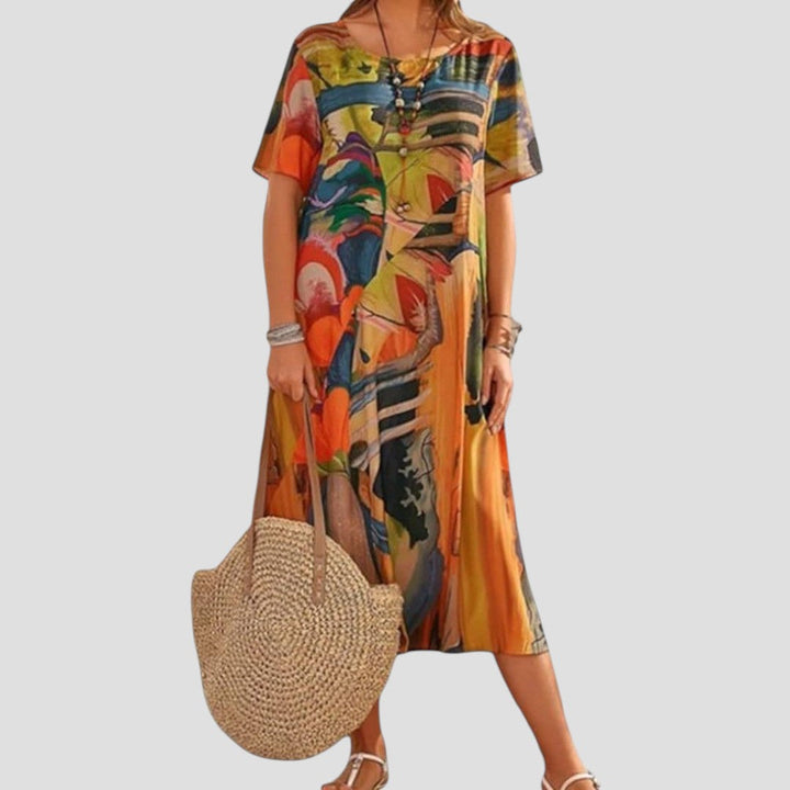 Victoria | Kleid in handgefertigtem Boho-Stil
