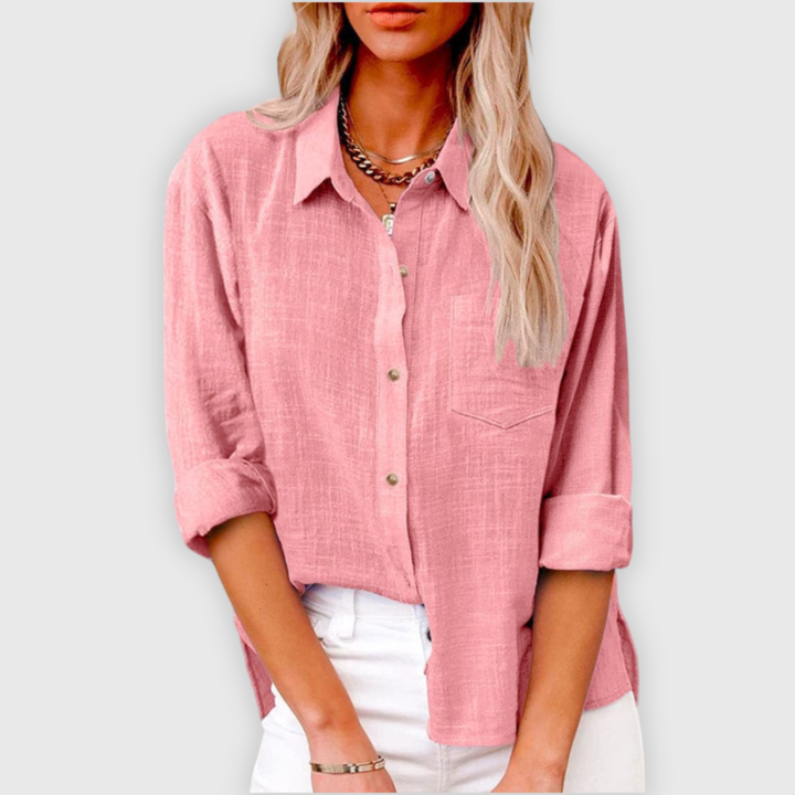 Eva | Premium Leinenbluse