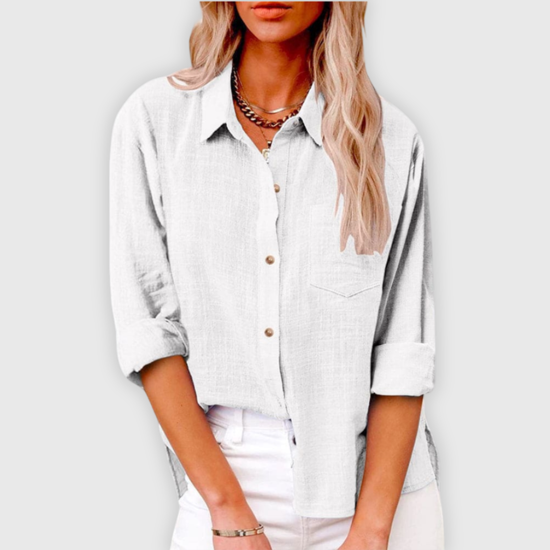 Eva | Premium Leinenbluse