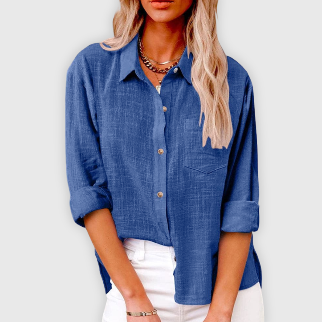 Eva | Premium Leinenbluse