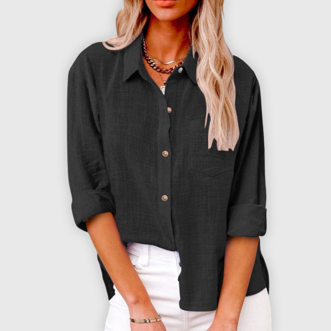 Eva | Premium Leinenbluse