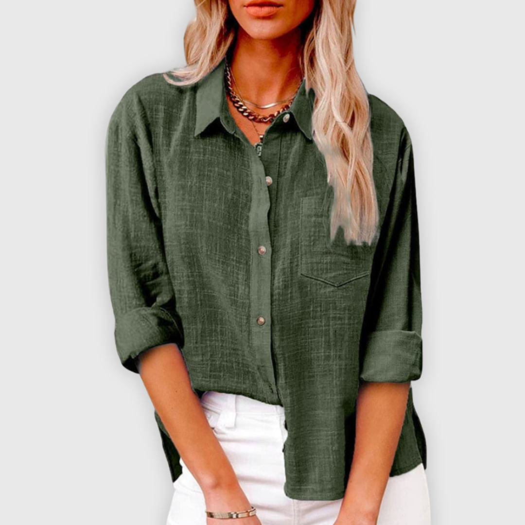 Eva | Premium Leinenbluse