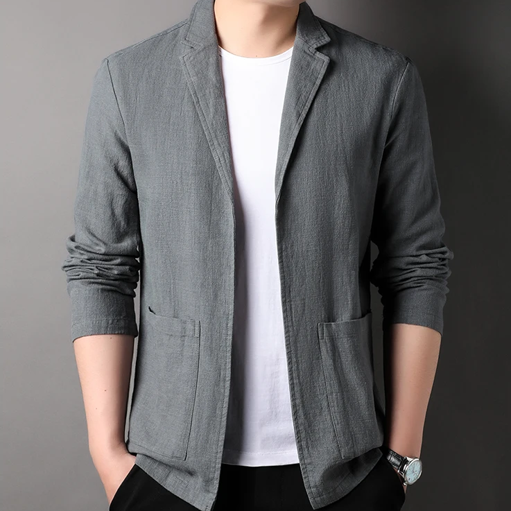 Lightweight Linen Blend Blazer