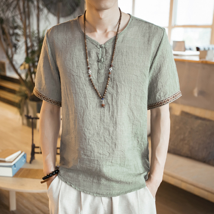 Keiando - Men's Summer Linen Shirt