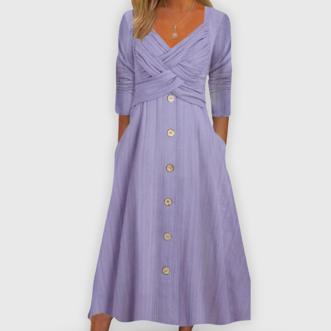 Elsa | Elegantes Kleid mit Bauchkaschierung