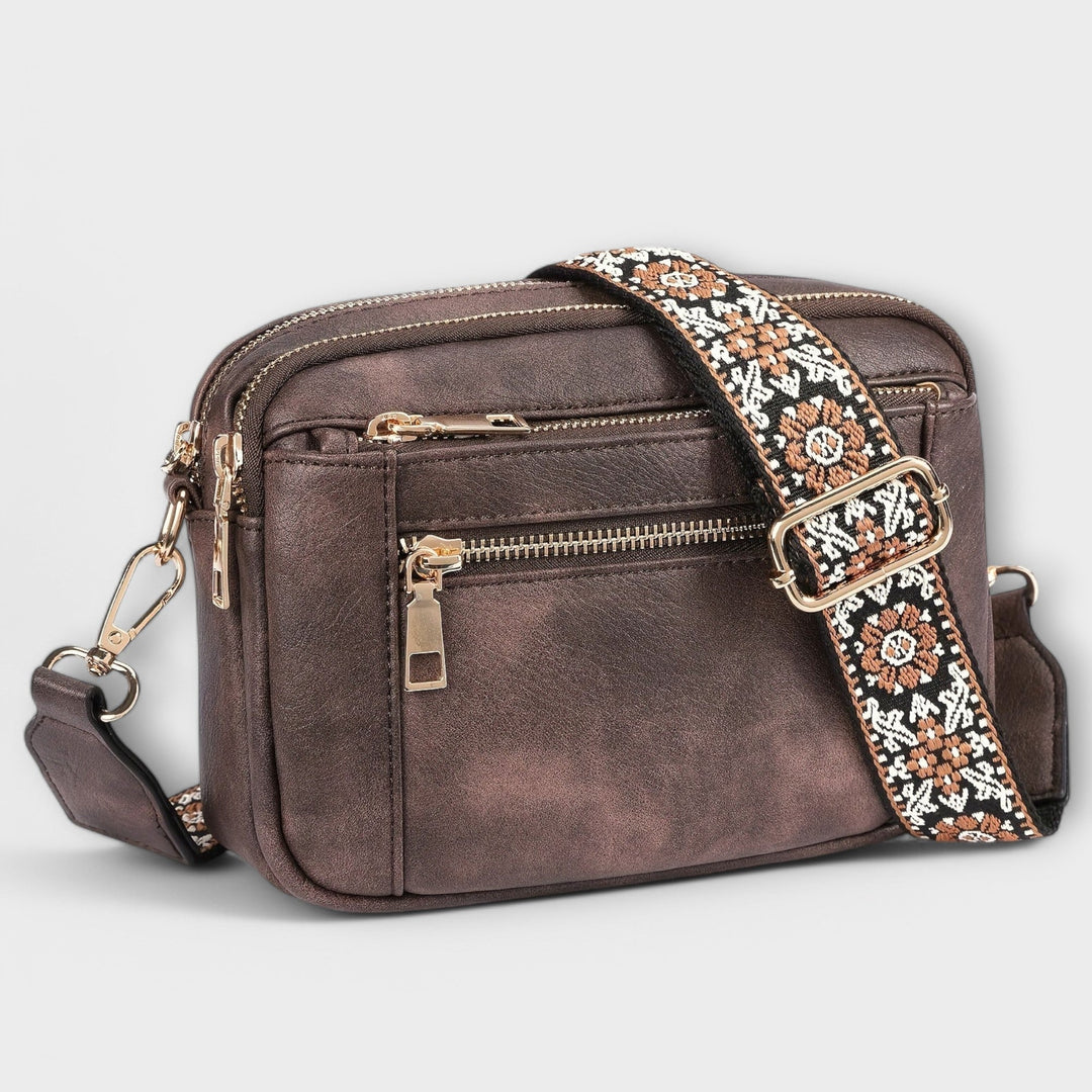 Léora. - Crossbody Tasche aus veganem Leder
