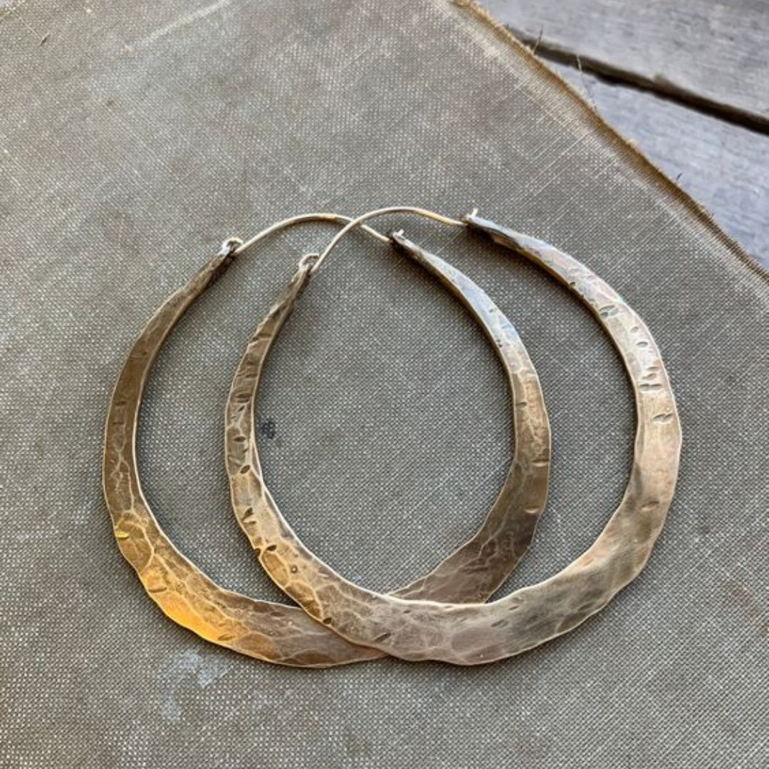 Antique Loop Earrings | Gold 14k