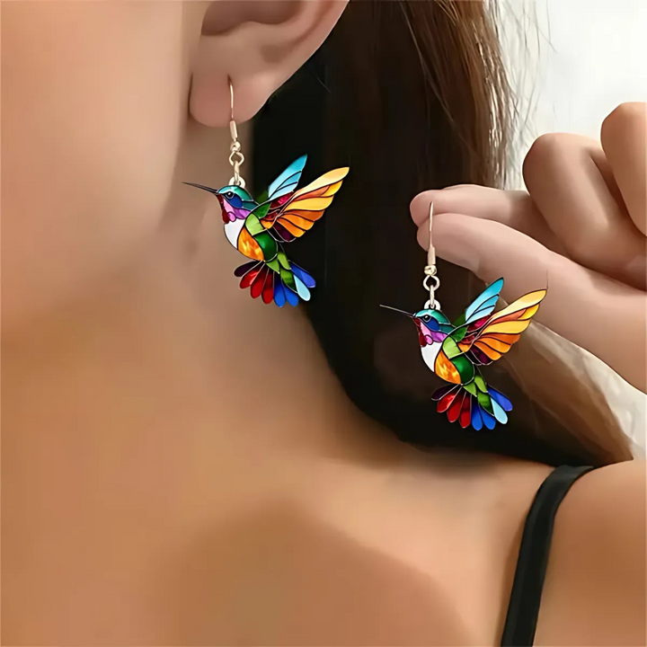Aurora | Halskette mit handgefertigtem Kolibri-Design