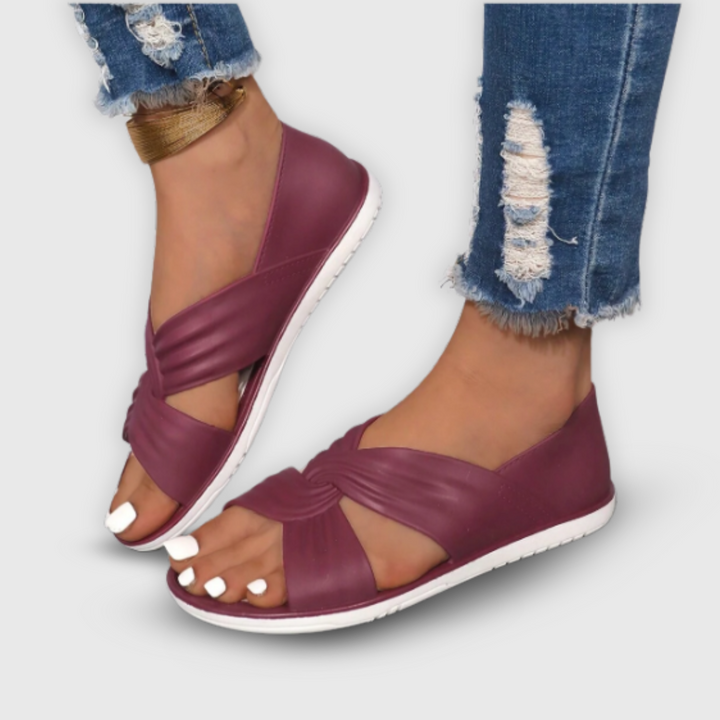 Tania | Soft-Glide Sandale Handgefertigt