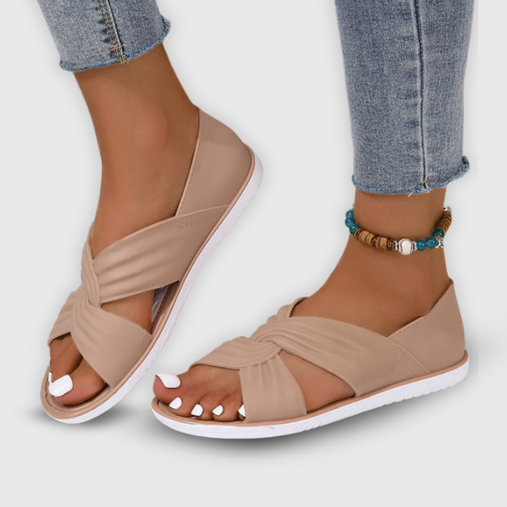 Tania | Soft-Glide Sandale Handgefertigt