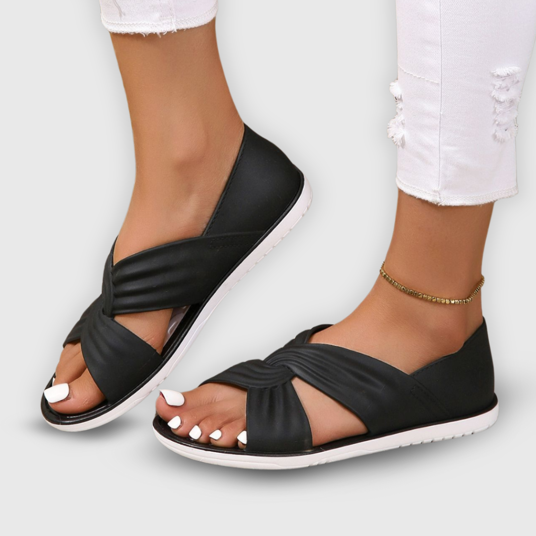 Tania | Soft-Glide Sandale Handgefertigt