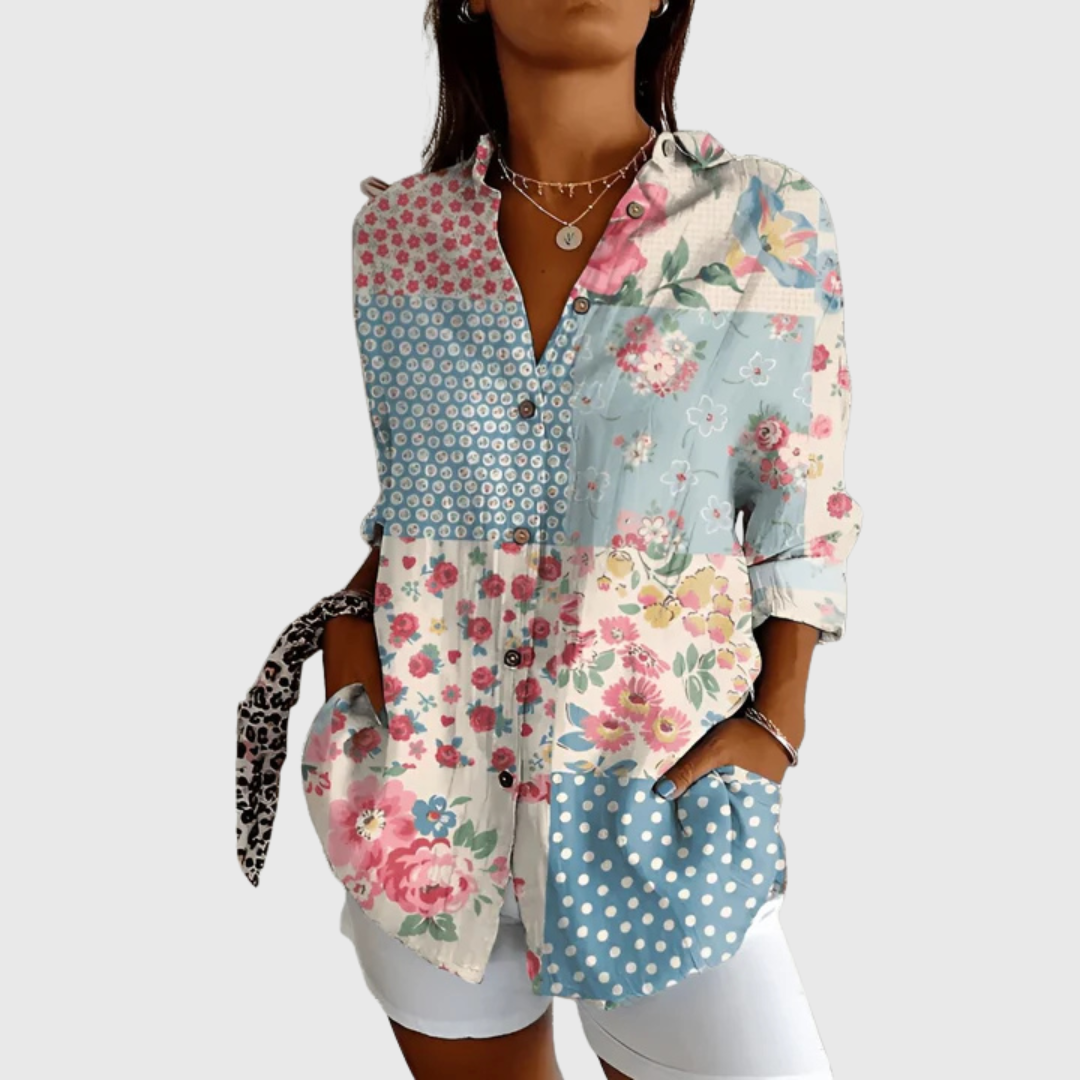 Sofia | Handgefertigte Premium-Bluse für den Sommer
