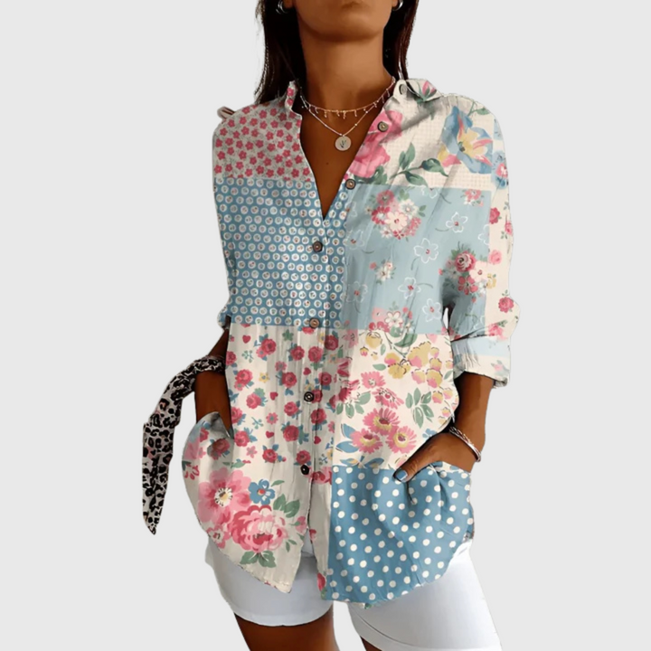 Sofia | Handgefertigte Premium-Bluse für den Sommer