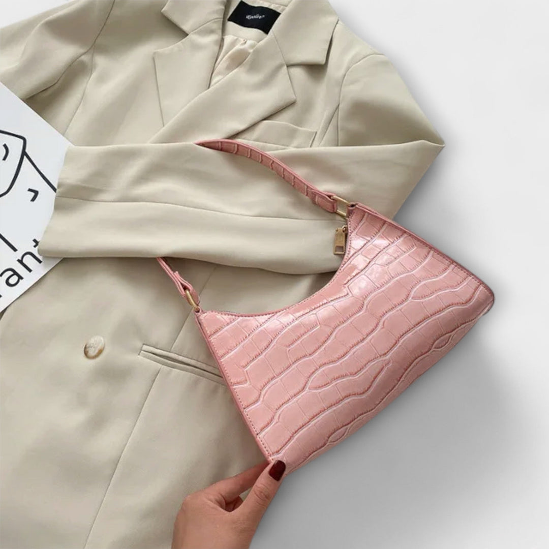 Léora. Glänzende Ledertasche